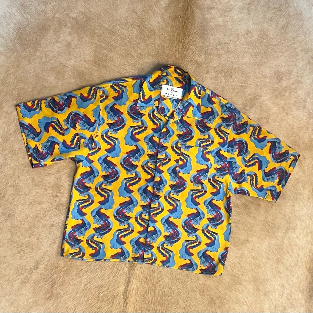 Marni x bruno b bonetto bowling shirt